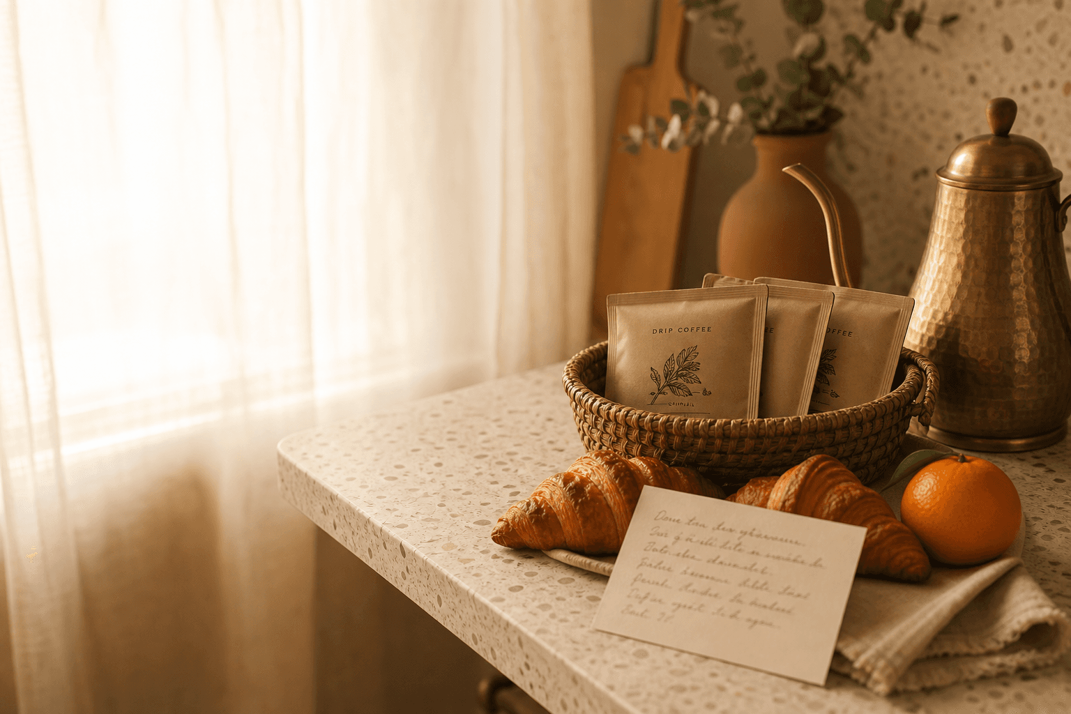 Bolsas drip de bienvenida para apartamentos turísticos y gestores en Valencia